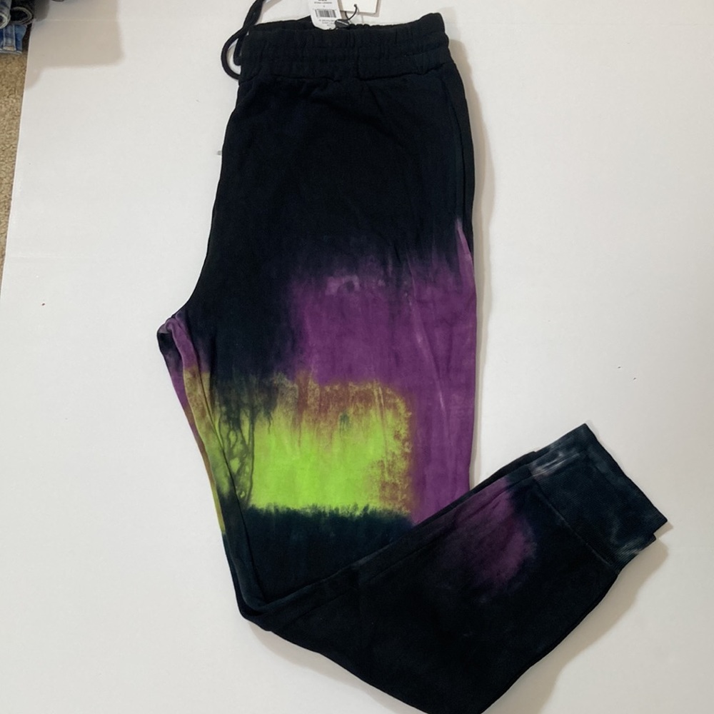 NWT🍄Eleven Paris Mens Tie Dye Sweat Joggers